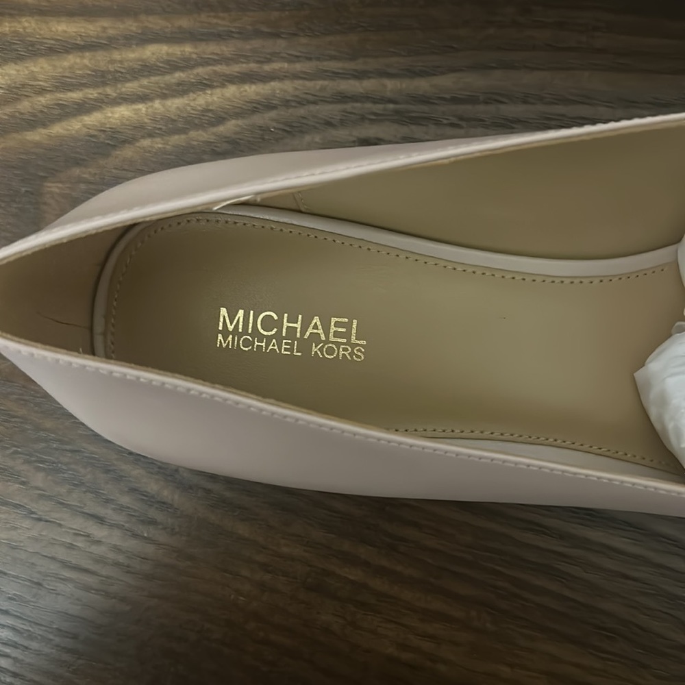 NEW Michael Kors Farrah Loafer Blush Pink - Picture 7 of 9